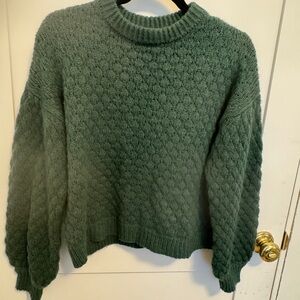 a new day Textured Forest Green Sweater